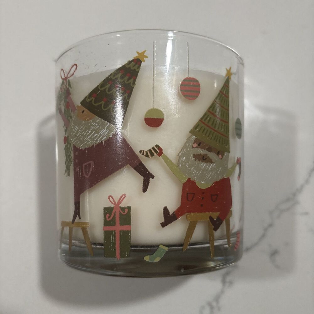NEW SONOMA GOODS  “happy everything” Holiday Cookies 3 Wick CANDLE -13 Oz